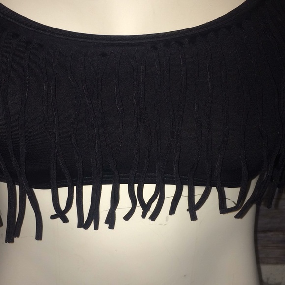 Victoria’s Secret PINK Black Bathing Suit Top - Picture 2 of 7